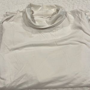 Jjill Pure Jill 2x cream long sleeve lightweight turtleneck